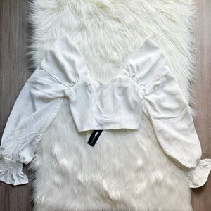 Fashionova white off the shoulder top